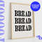 Bread Quote Print, Food Poster, Kitchen Decor, Kitchen Art, Retro Wall Art, Typographic Print, Minimalist Home Decor, Bake Off, Bread Lover.jpg