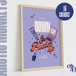 do i wanna know print, simmer down and pucker up, arctic monkeys poster, indie rock wall art, typographic music print, l