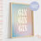 Gin Quote Print, Drink Poster, Kitchen Decor, Kitchen Art, Retro Wall Art, Typographic Print, Minimalist Home Decor, Gin Cocktail Lover.jpg