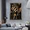 Abstract black woman canvas painting, geometric shaped african woman canvas ,gold ethnic woman art, framed woman decor 1.jpg