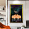 abstract woman portrait, black woman canvas, mysterious woman decor.jpg
