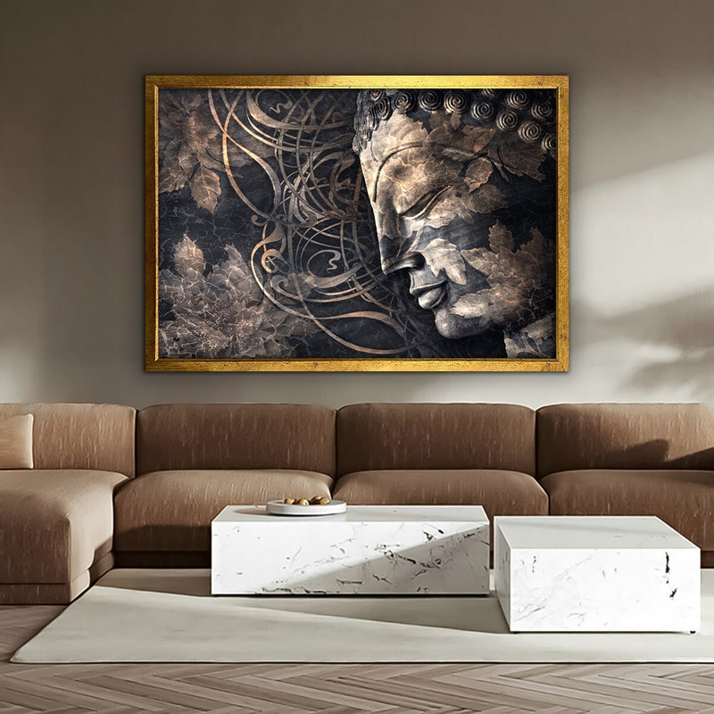 Buddha Canvas, Asian Wall Art, Buddha Wall Art, Meditation Canvas, Buddha Poster, Buddhist Print, Meditation Wall Art, framed buddha canvas 12.jpg