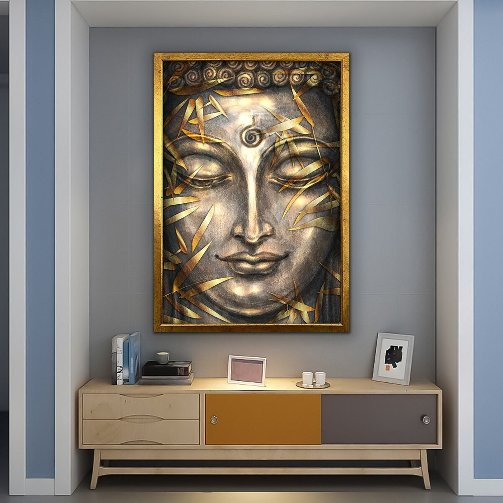 Buddha Canvas, Asian Wall Art, Buddha Wall Art, Meditation Canvas, Buddha Poster, Buddhist Print, Meditation Wall Art, framed buddha canvas 4.jpg