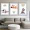 Cartoon animals 3 piece canvas, nursery decor, baby room cute animal painting, framed nursery canvas print 3.jpg