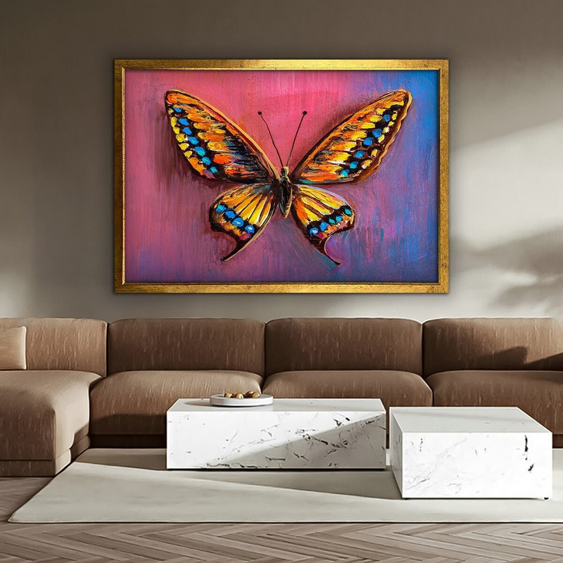 Colorful Butterfly Canvas, Butterfly Poster, Butterfly Wall Art, Colorful Wall Art, Abstract Wall Art, Animal Wall Art, Modern Wall Art.jpg