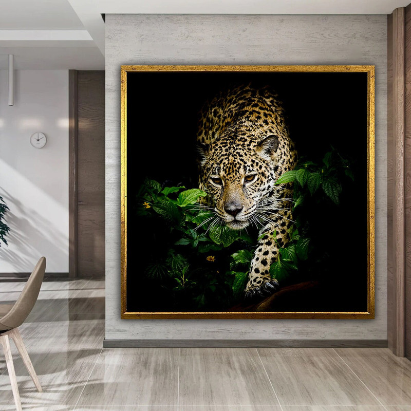Colorful Tiger Canvas, Tiger Canvas, Tiger Wall Art, Tiger Poster, Animal Wall Art, Animal Poster, Animal Canvas, Tiger Poster,Ready to Hand 1.jpg