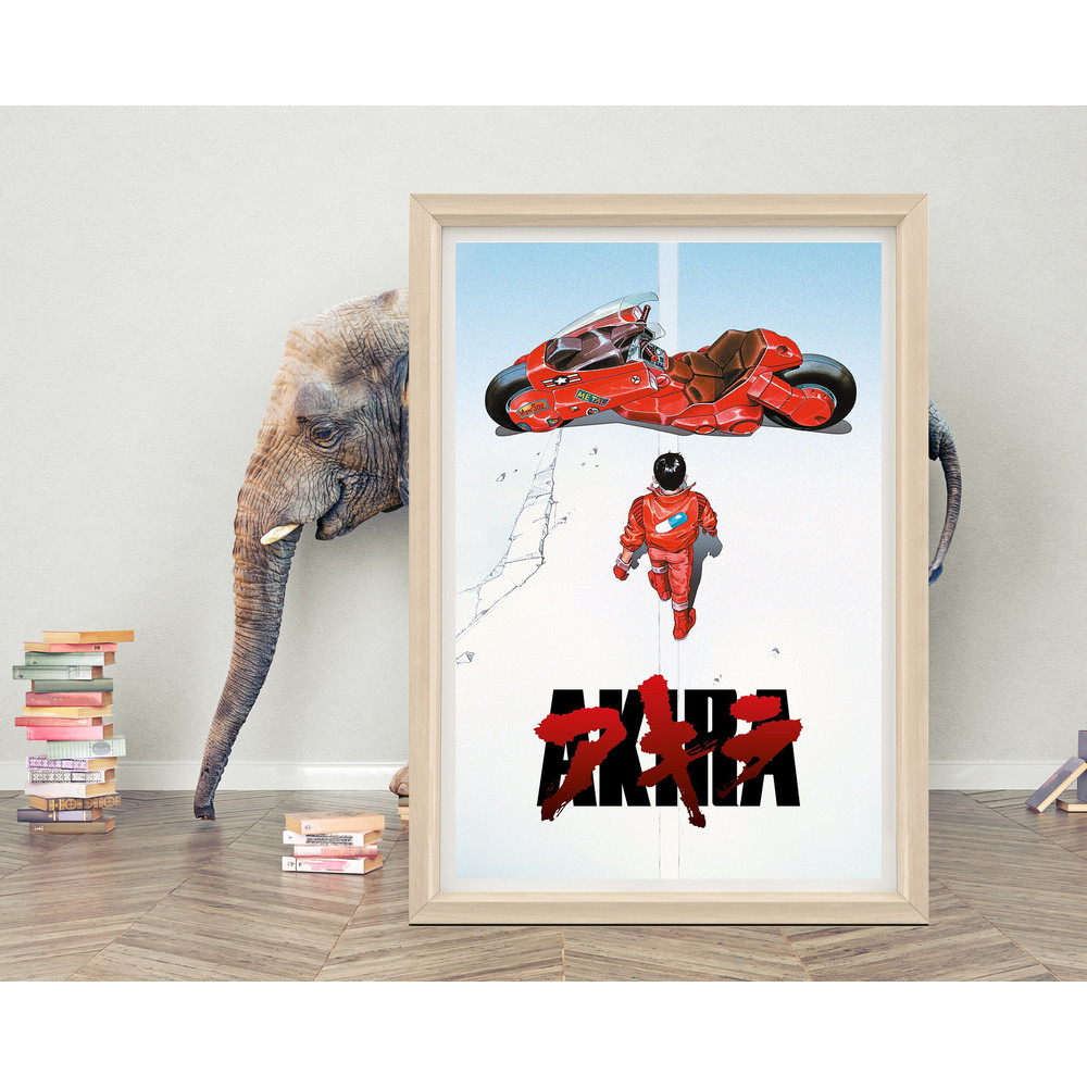 Akira 1988 Anime Movie Poster Wall Art High quality Canvas Cloth Akira Classic Poster.jpg