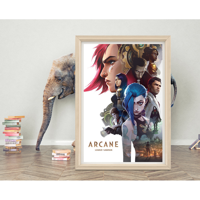 Arcane (2021) TV Series Poster Wall Art High Quality Canvas Cloth Poster Arcane Poster Print 27x40''.jpg