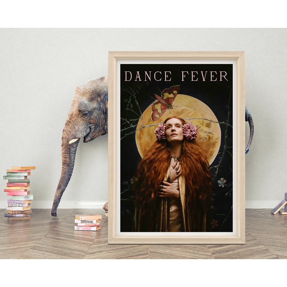Florence The Machine Dance Fever Music Album Cover Poster Wall Art High quality Canvas Cloth Poster Classic Music Poster for Gift.jpg