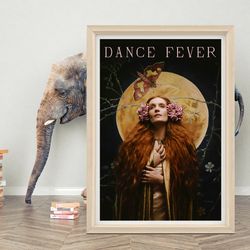 florence the machine dance fever music album cover poster wall art high quality canvas cloth poster classic music pos