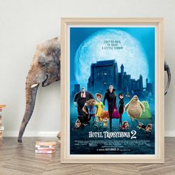 hotel transylvania 2 anime movie poster wall art hotel transylvania 2 classic movie poster 2023 high quality canvas cl