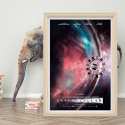 interstellar movie poster wall art 2023 movie poster high quality canvas cloth poster interstellar classic film poste