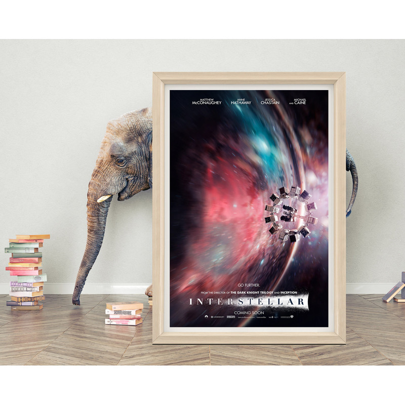Interstellar Movie Poster Wall Art 2023 Movie Poster High Quality Canvas Cloth Poster Interstellar Classic Film Poster Print.jpg