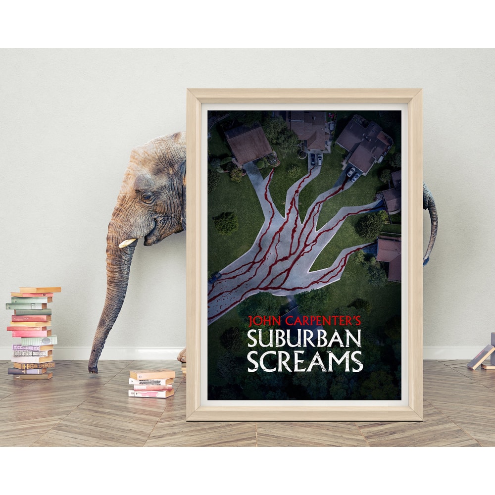 John Carpenter's Suburban Screams (2023) Movie Poster Wall Art Classic Horror Movie Poster High Quality Silk Cloth.jpg