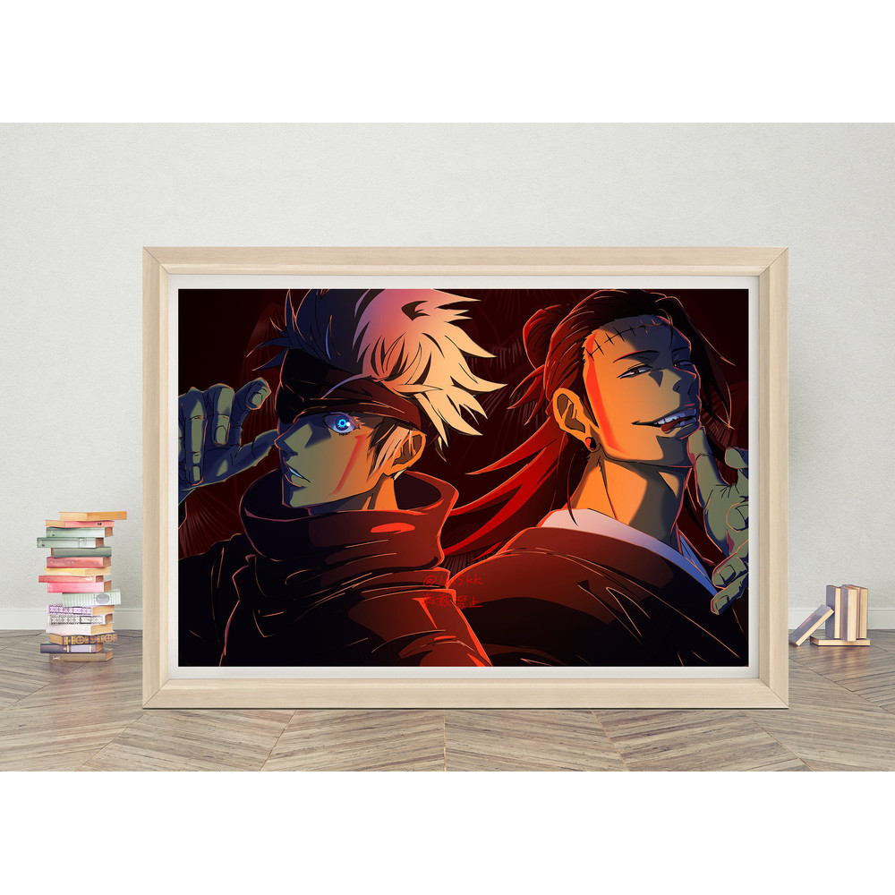 Jujutsu Kaisen Movie Poster Wall Decor Jujutsu Kaisen Classic Art Print Poster High Quality Canvas Cloth Poster for Gift A1A2A3A4A5.jpg