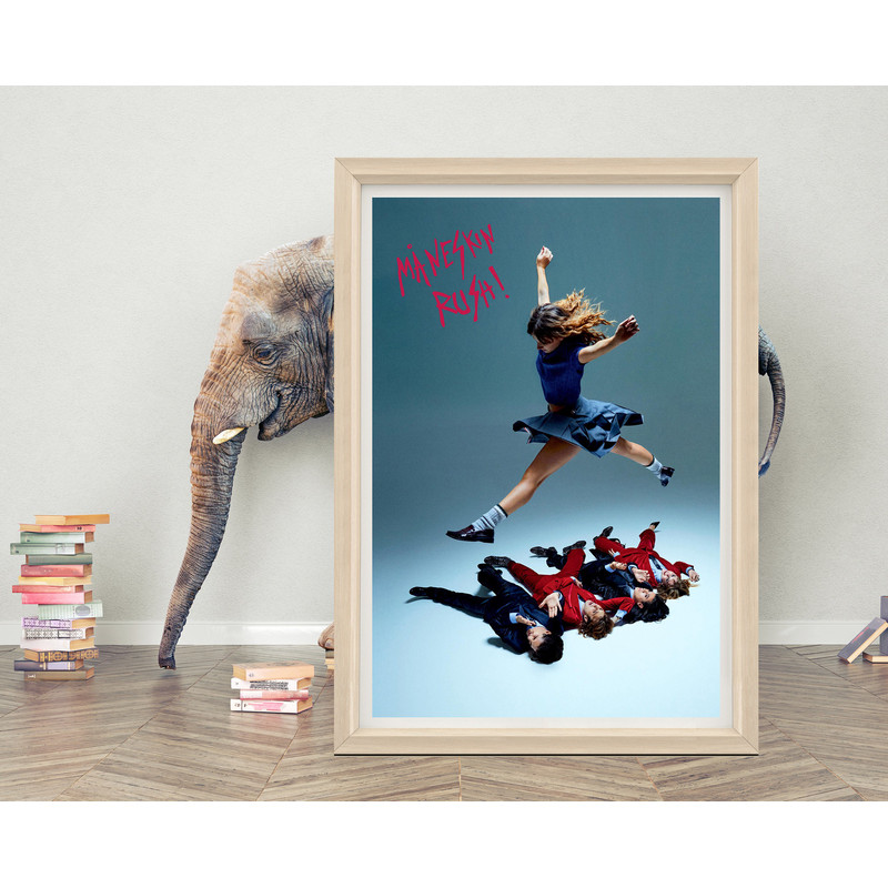 Maneskin Rush Italian Music Group Singers Poster Wall Art High quality Canvas Cloth Poster Classic Movie Poster for Gift.jpg