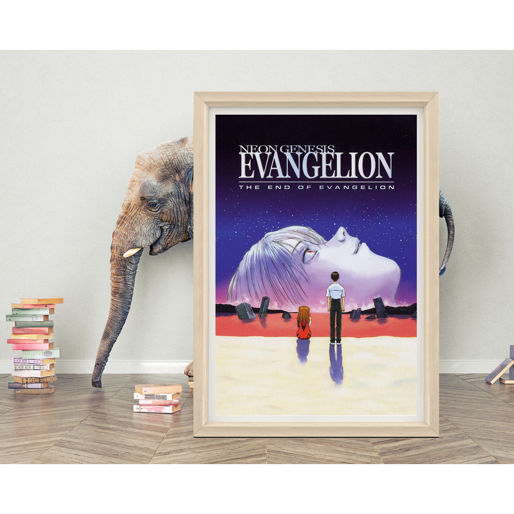 Neon Genesis Evangelion The End of Evangelion Poster Wall Art Classic Movie Poster High Quality Canvas Cloth Poster.jpg