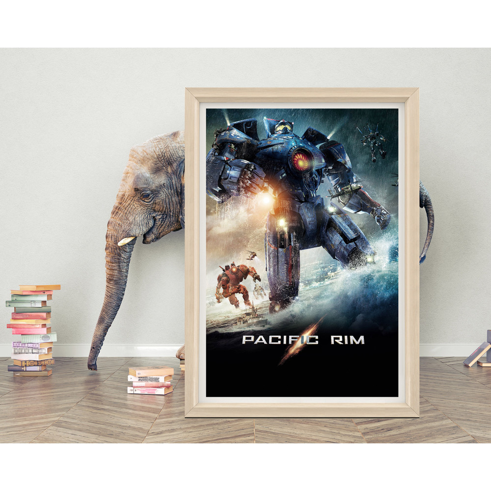 Pacific Rim Poster Wall Art Classic Movie Poster High Quality Canvas Cloth Poster Pacific Rim Movie Poster for Gift.jpg