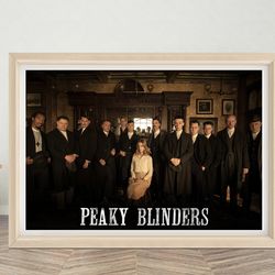 peaky blinders tv series poster wall art 2023 minimalist movie poster high quality canvas cloth poster peaky blinders