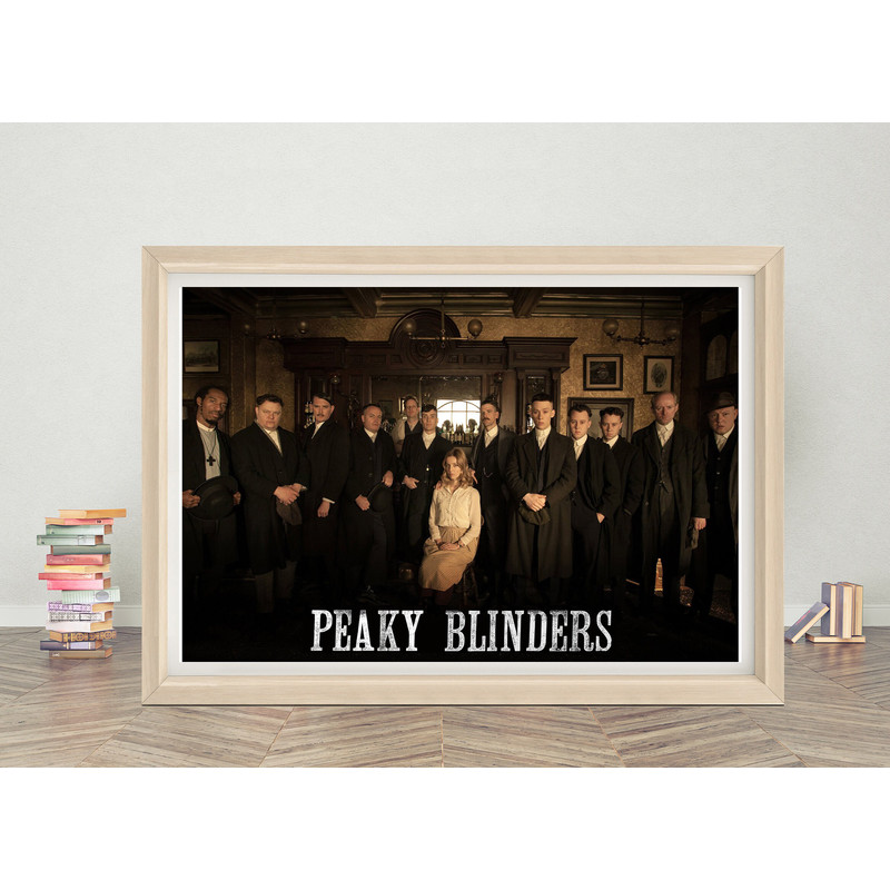 Peaky Blinders TV Series Poster Wall Art 2023 Minimalist Movie Poster High Quality Canvas Cloth Poster Peaky Blinders Poster Print.jpg