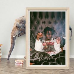 playboi carti rapper music star art poster wall art high quality canvas cloth playboi carti classic poster print