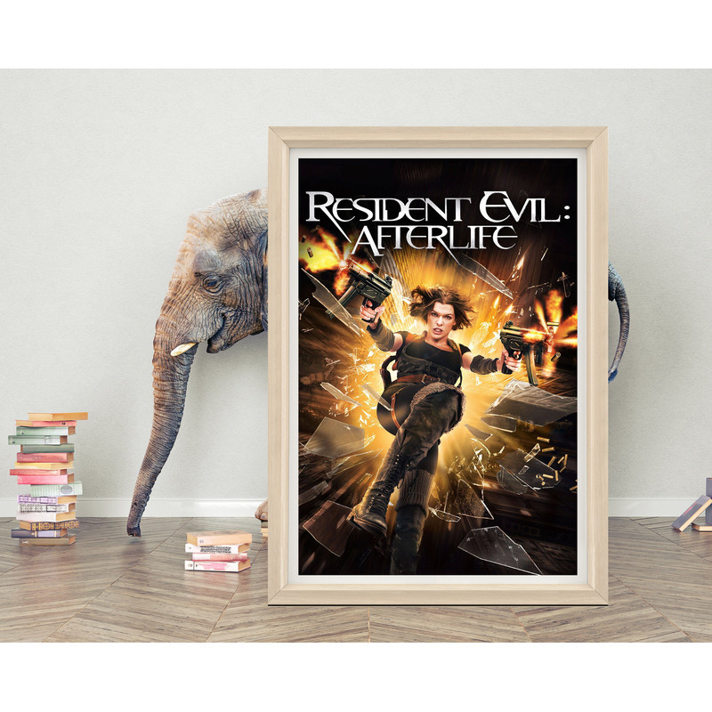 Resident Evil Afterlife (2010) Movie Poster Wall Art 2023 Movie Poster Classic Movie Poster High Quality Canvas Cloth Poster.jpg