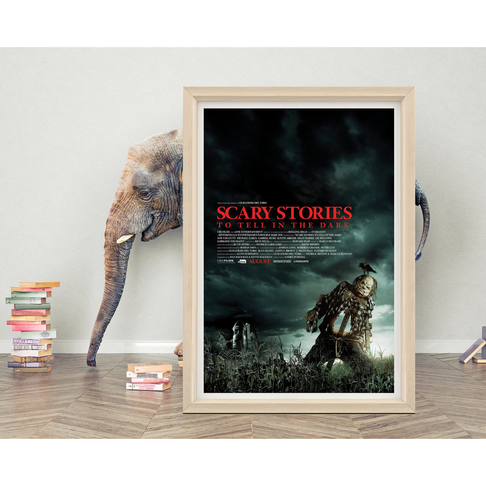 Scary Stories To Tell In The Dark Poster Wall Art Minimalist Movie Poster High Quality Canvas Cloth Poster Classic Horror Movie Poster.jpg