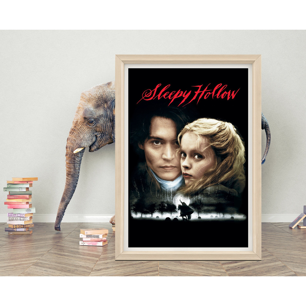 Sleepy Hollow Movie Poster Johnny Depp Classic Movie Poster High Quality Canvas Cloth Film Poster for Gift A1A2A3A4A5.jpg