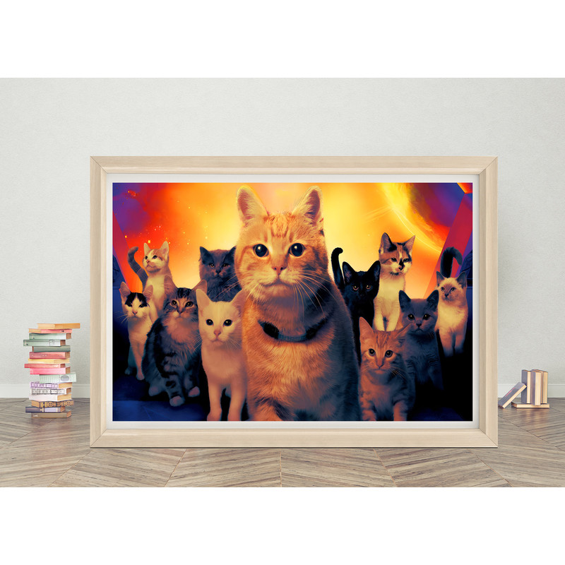 The Marvels (2023) Movie Poster Wall Art The Marvels Gooses Classic Movie Poster High Quality Canvas Cloth Poster.jpg