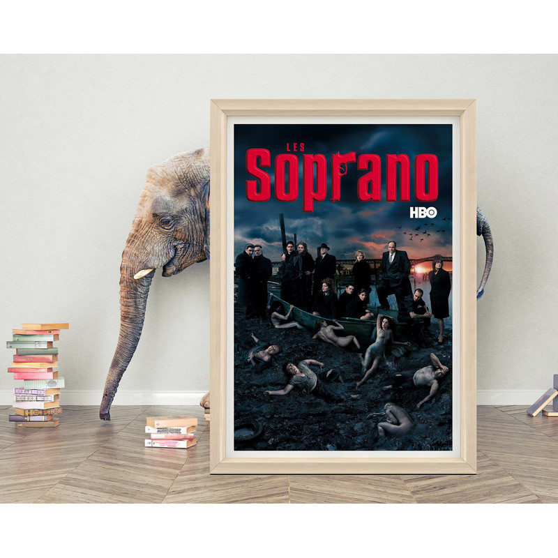 The Sopranos TV Series Poster Wall Art  2023 Minimalist Movie Poster  High Quality Canvas Cloth Poster  The Sopranos Classic Poster Print.jpg