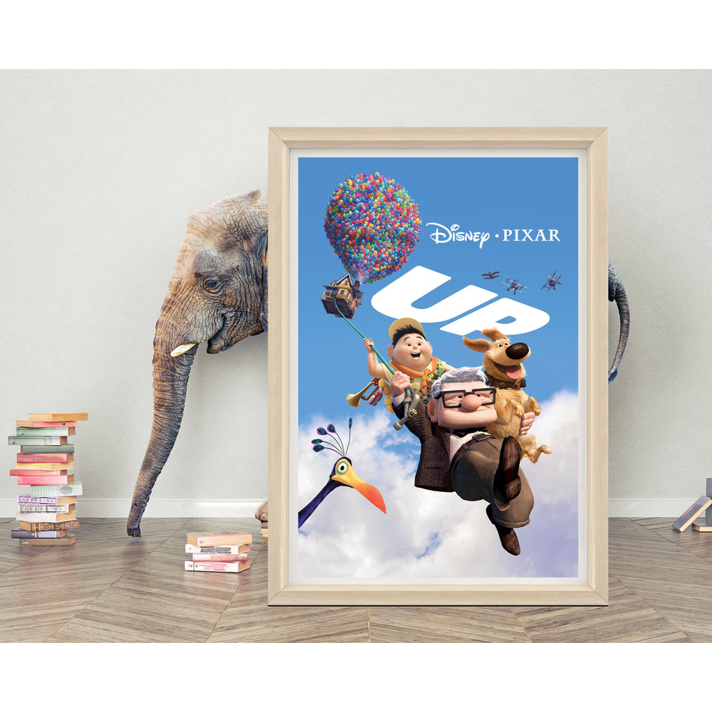 Up (2009) Movie Poster Wall Art 2023 Movie Poster High Quality Canvas Cloth Poster Up Poster for Gift.jpg