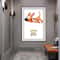 Cute dog canvas, baby room canvas painting, nursery decor, cartoon dog art, nursery canvas.jpg