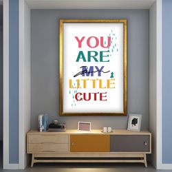 decoration baby room and child, cute animals canvas print, nursery decor, kids art, cartoon animals canvas painting 2.jp