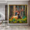 Deer Wall Art, Deer Canvas, Animal Wall Decor, Wall Art Print, Animal Canvas, Deer Abstract, Modern Artwork, Animal Print 2.jpg
