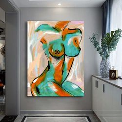 erotic nudity wall art, erotic nude art,sexy girl body decor, sexy wall print,female print, woman black and white, nude