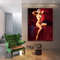 Erotic woman canvas, nude woman painting, bedroom wall art, girl with bare breasts canvas print, sexy woman print, woman poster.jpg