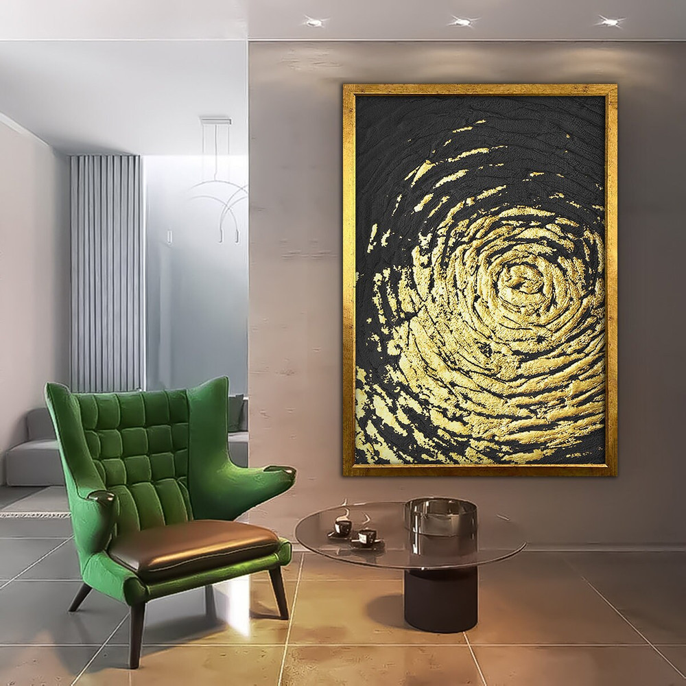 fingerprint abstract canvas painting, modern abstract framed painting, abstract canvas print, lines abstract home decor 1.jpg