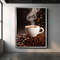 Hot coffee wall art, coffee shop wall art, modern coffee poster.jpg