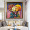 Love wall art The kiss canvas painting, the kiss art, pop art art, kissing couple canvas print.jpg
