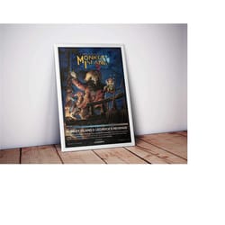 monkey island 2: lechuck's revenge poster, gaming poster,