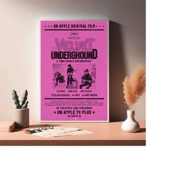 the velvet underground documentary music poster, canvas prints