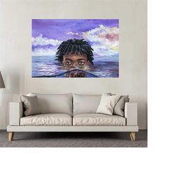 redveil learn 2 swim studio album poster, canvas