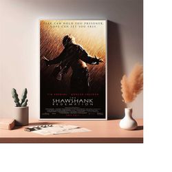 the shawshank redemption movie poster, canvas prints wall
