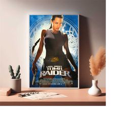 lara croft tomb raider movie poster , canvas