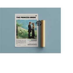 the princess bride retro movie poster print |