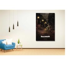 halloween poster art print,michael myers movie poster canvas,fashion