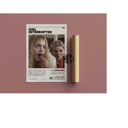 girl interrupted retro vintage poster | minimalist movie