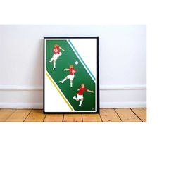 paul scholes poster print. a4/a3, paul scholes, scholes,