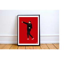 jurgen klopp poster print. a4/a3, gerrard, liverpool, liverpool