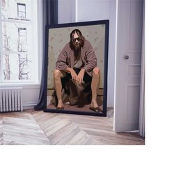 the big lebowski poster digital download, the dude
